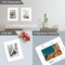 Golden State Art Pack of 50, Acid-Free White Pre-Cut 8x10 Picture Mat for 5x7 Photo with White Core Bevel Cut Frame Mattes
